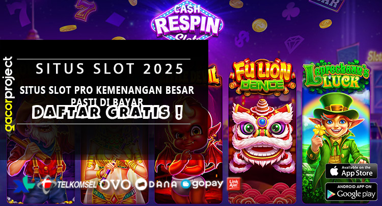 Situs Slot Pro Kemenangan Besar Pasti Di Bayar
